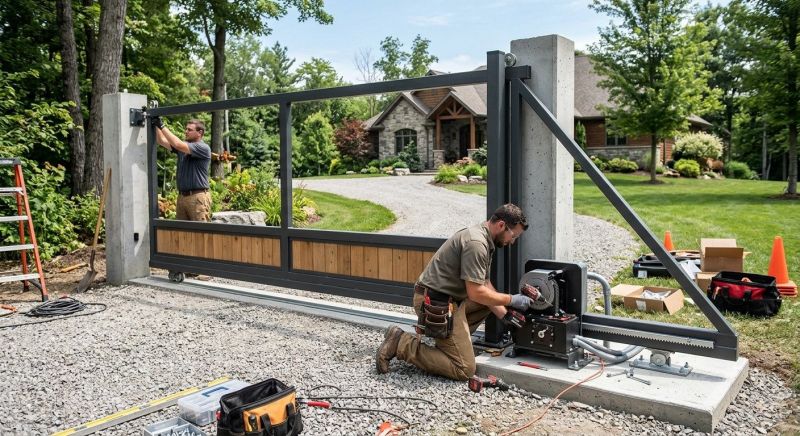 Car Gate Installation in Alpharetta, GA