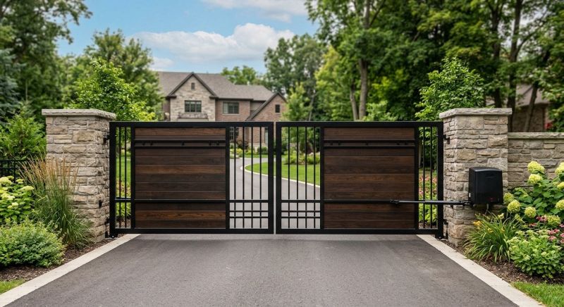 Driveway Gate Installation in Plano, TX