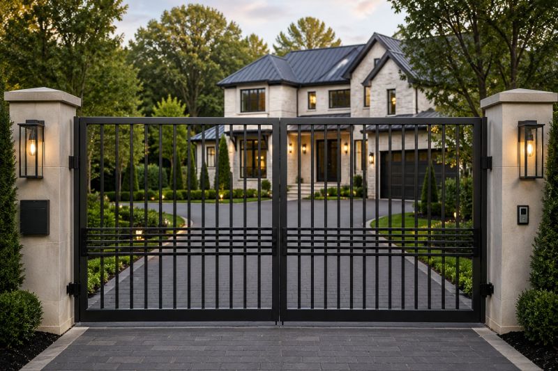Entrance Gate Installation in Naperville, IL