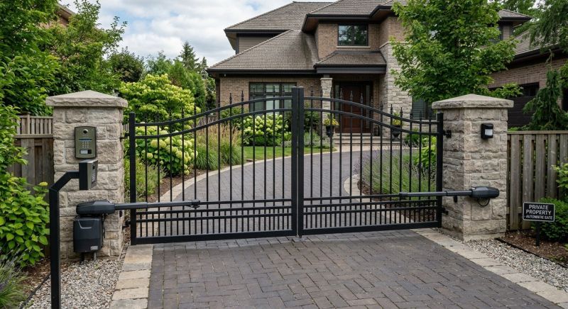 Motorized Gate Installation in Plano, TX
