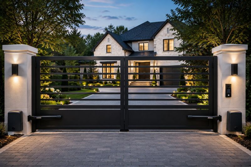 Motorized Gate Installation in Cumming, GA